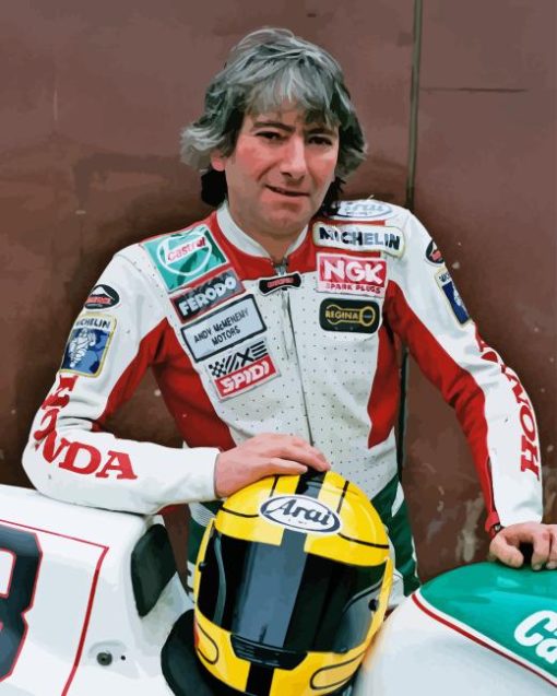 Joey Dunlop Racer Diamond Painting