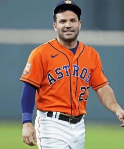 Jose Altuve Player Diamond Painting