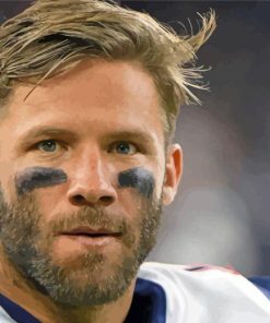 Julian Edelman Footballer Diamond Painting