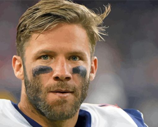 Julian Edelman Footballer Diamond Painting