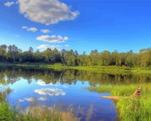 Lake Itasca Minnesota Diamond Painting