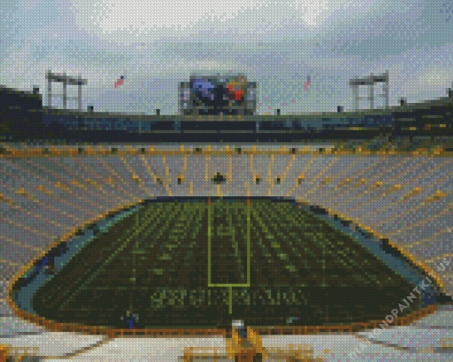 Lambeau Field Stadium Diamond Painting