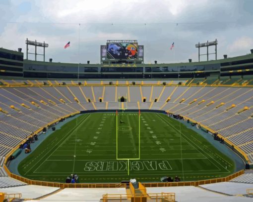 Lambeau Field Stadium Diamond Painting