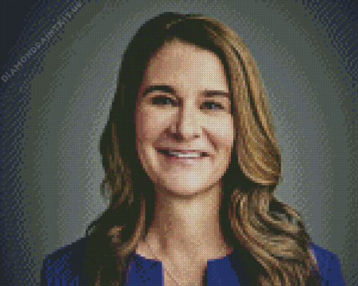 Melinda Gates Diamond Painting