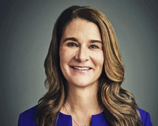 Melinda Gates Diamond Painting