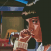 Mia Wallace Character Diamond Painting