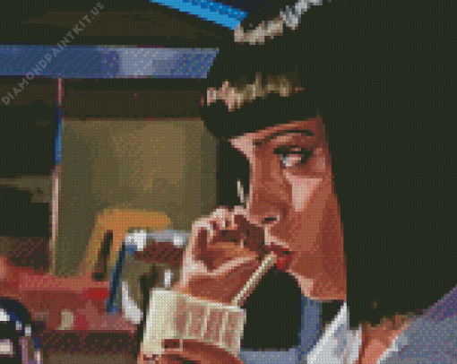 Mia Wallace Character Diamond Painting