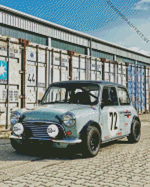 Mini Rally Car Diamond Painting