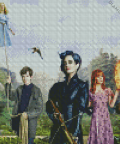 Miss Peregrine Characters Diamond Painting