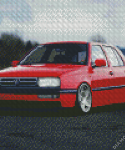 Mk3 Red Golf Diamond Painting