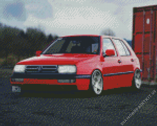 Mk3 Red Golf Diamond Painting