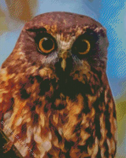 Morepork Bird Diamond Painting