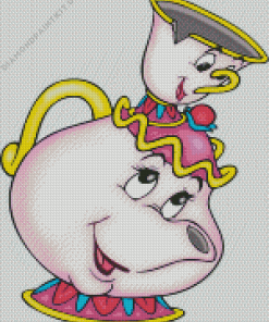 Mrs Potts and Chip Diamond Painting