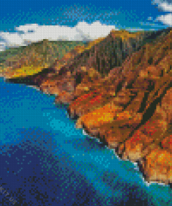 Napali Coast Seascape Diamond Painting