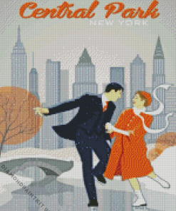 New York Central Park Poster Diamond Painting