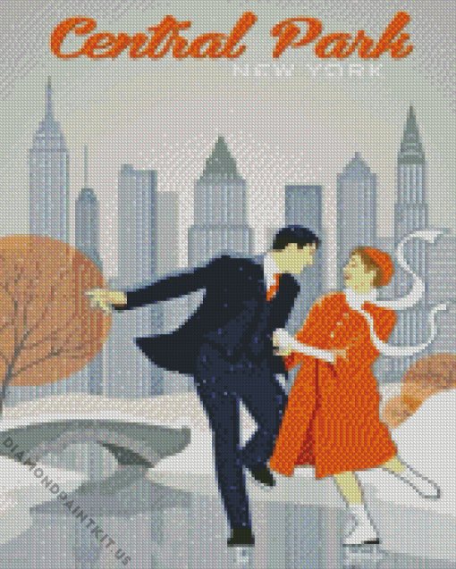 New York Central Park Poster Diamond Painting