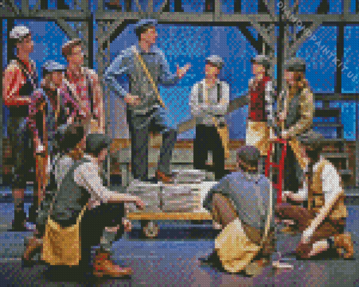 Newsies Characters Diamond Painting