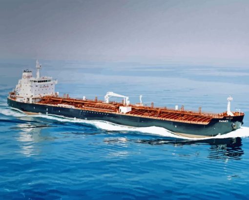 Ocean Tanker Ship Diamond Painting