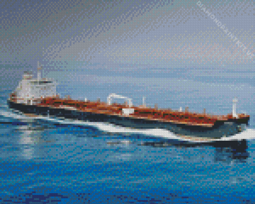 Ocean Tanker Ship Diamond Painting