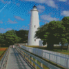 Ocracoke Island Lighthouse Diamond Painting