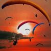 Paragliding Sunset Diamond Painting