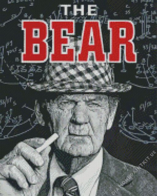 Paul Bear Bryant Poster Diamond Painting