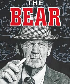 Paul Bear Bryant Poster Diamond Painting