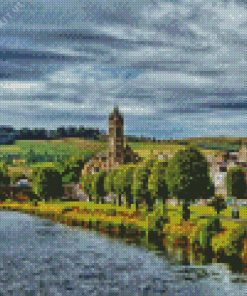 Peebles Scottish Borders Town Diamond Painting