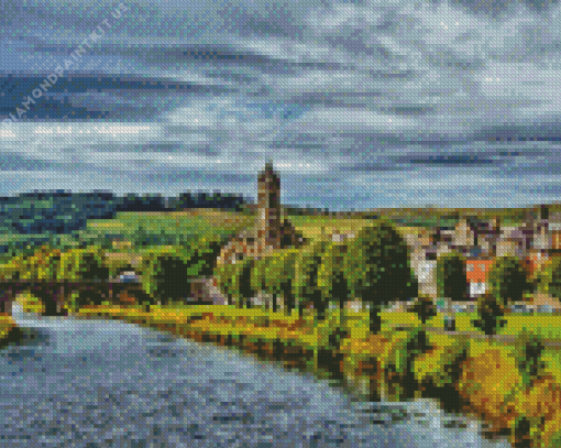 Peebles Scottish Borders Town Diamond Painting