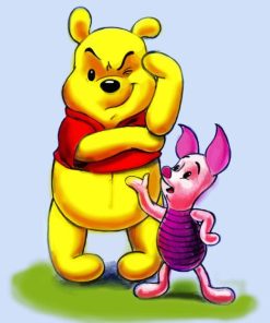 Piglets Big and Winnie The Pooh Diamond Painting