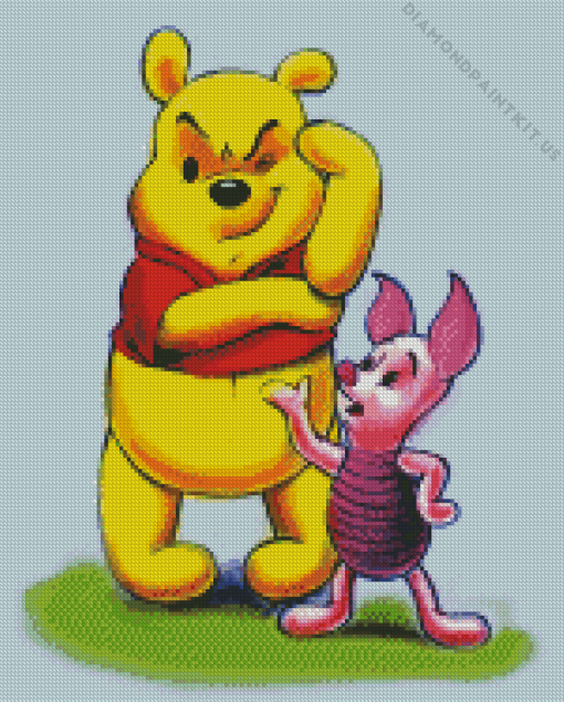 Piglets Big and Winnie The Pooh Diamond Painting