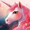 Pink Unicorn Diamond Painting