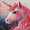 Pink Unicorn Diamond Painting