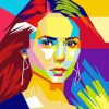 Pop Art Nina Dobrev Diamond Painting