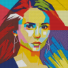 Pop Art Nina Dobrev Diamond Painting