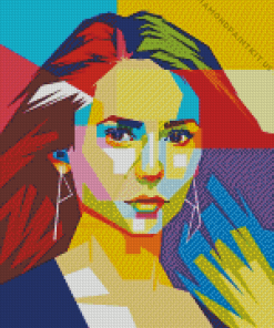 Pop Art Nina Dobrev Diamond Painting