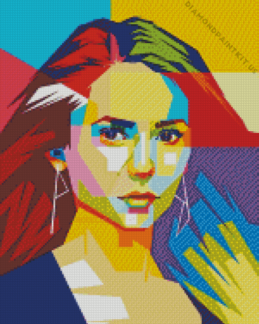 Pop Art Nina Dobrev Diamond Painting