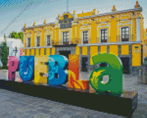 Puebla Mexico Diamond Painting