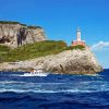 Punta Carena Lighthouse Italy Diamond Painting