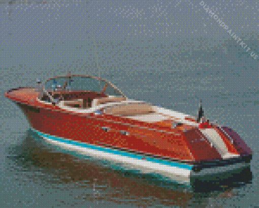 Riva Aquarama Boat Diamond Painting