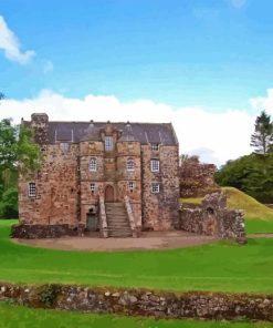 Rowallan Castle Scotland Diamond Painting