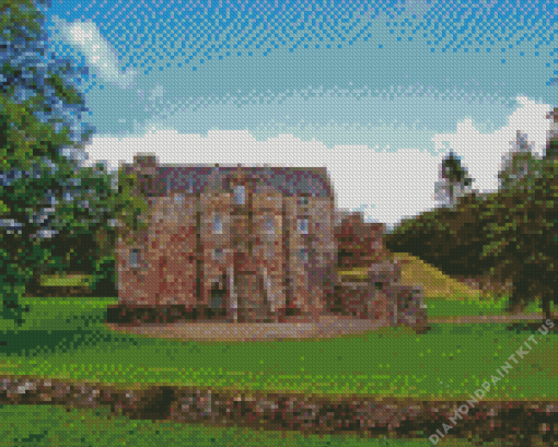 Rowallan Castle Scotland Diamond Painting