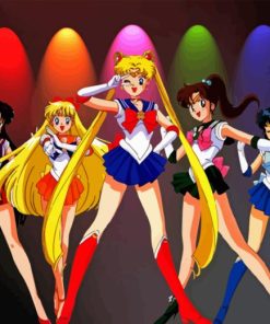 Sailor Moon Sailor Scout Diamond Painting