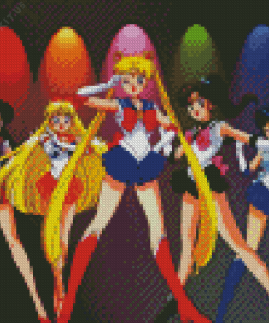 Sailor Moon Sailor Scout Diamond Painting