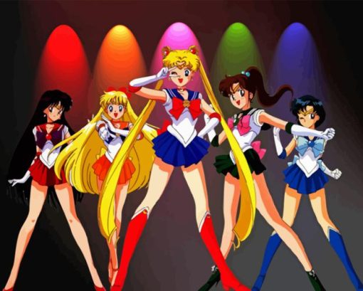 Sailor Moon Sailor Scout Diamond Painting