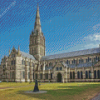 Salisbury Cathedral England Diamond Painting