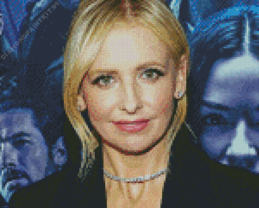 Sarah Michelle Gellar Actress Diamond Painting