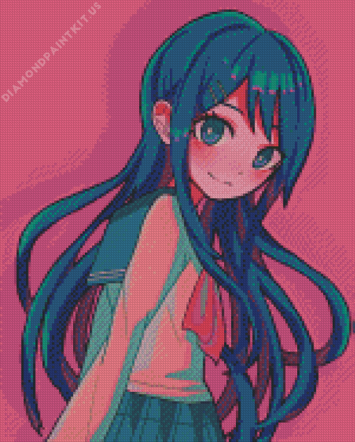 Sayaka Maizono from Danganronpa Diamond Painting