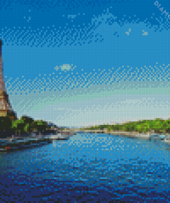 Seine River Eiffel Diamond Painting