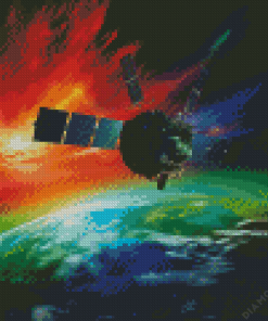 Space Satellite Diamond Painting